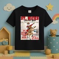 Christmas Rodeo Poster Western Christmas Toddler T-Shirt thumb 3