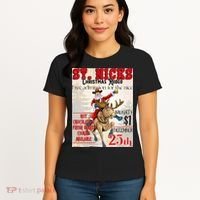 Christmas Rodeo Poster Western Christmas Women's T-Shirt thumb 4