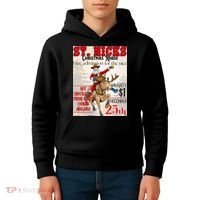 Christmas Rodeo Poster Western Christmas Kids Hoodie thumb 4