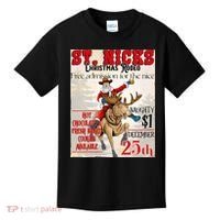 Christmas Rodeo Poster Western Christmas Kids T-Shirt thumb 0