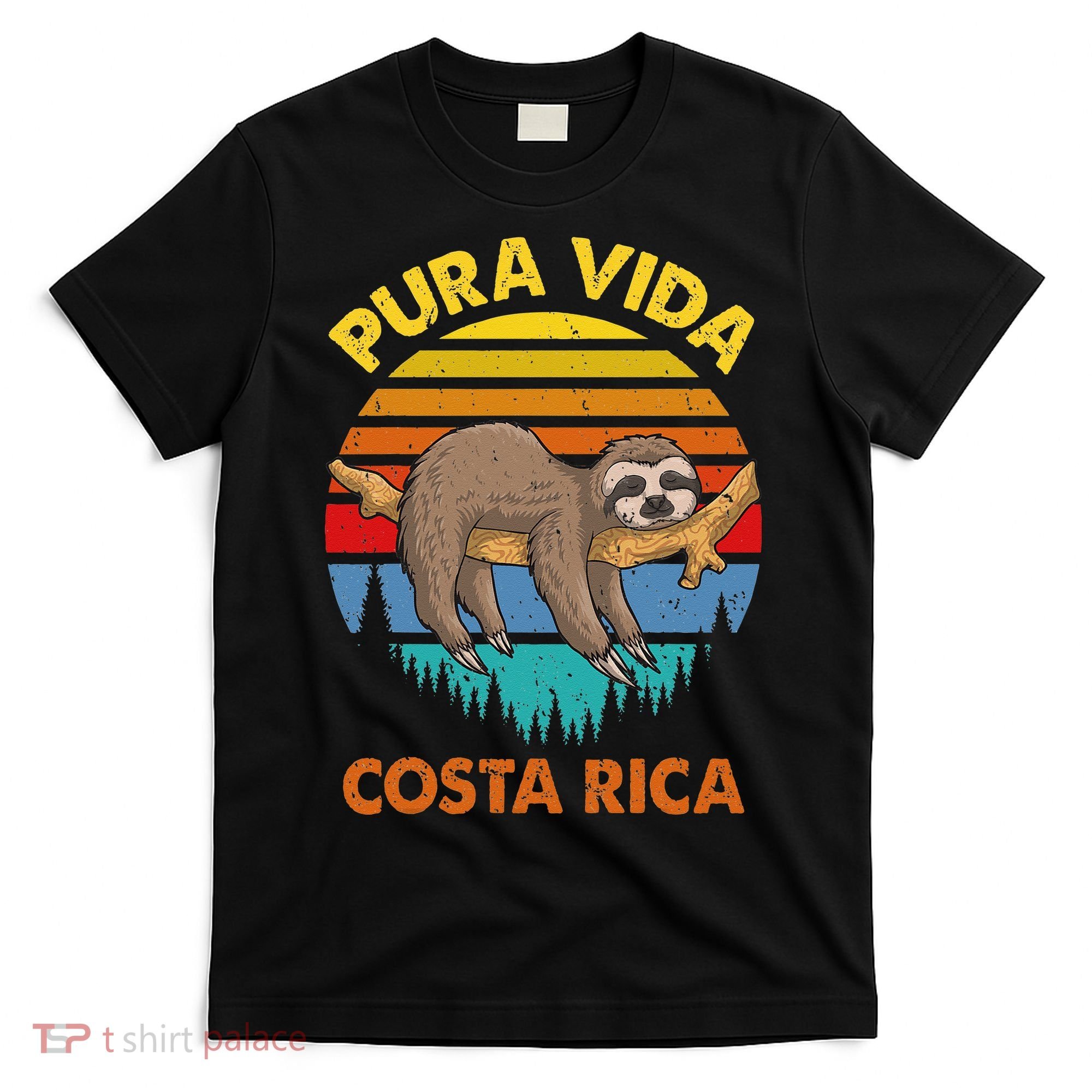 Costa Rica Pura Vida Sloth T-Shirt