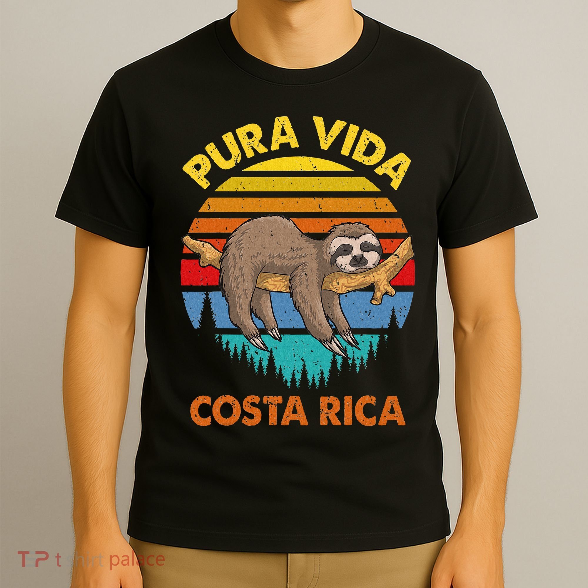 Costa Rica Pura Vida Sloth T-Shirt