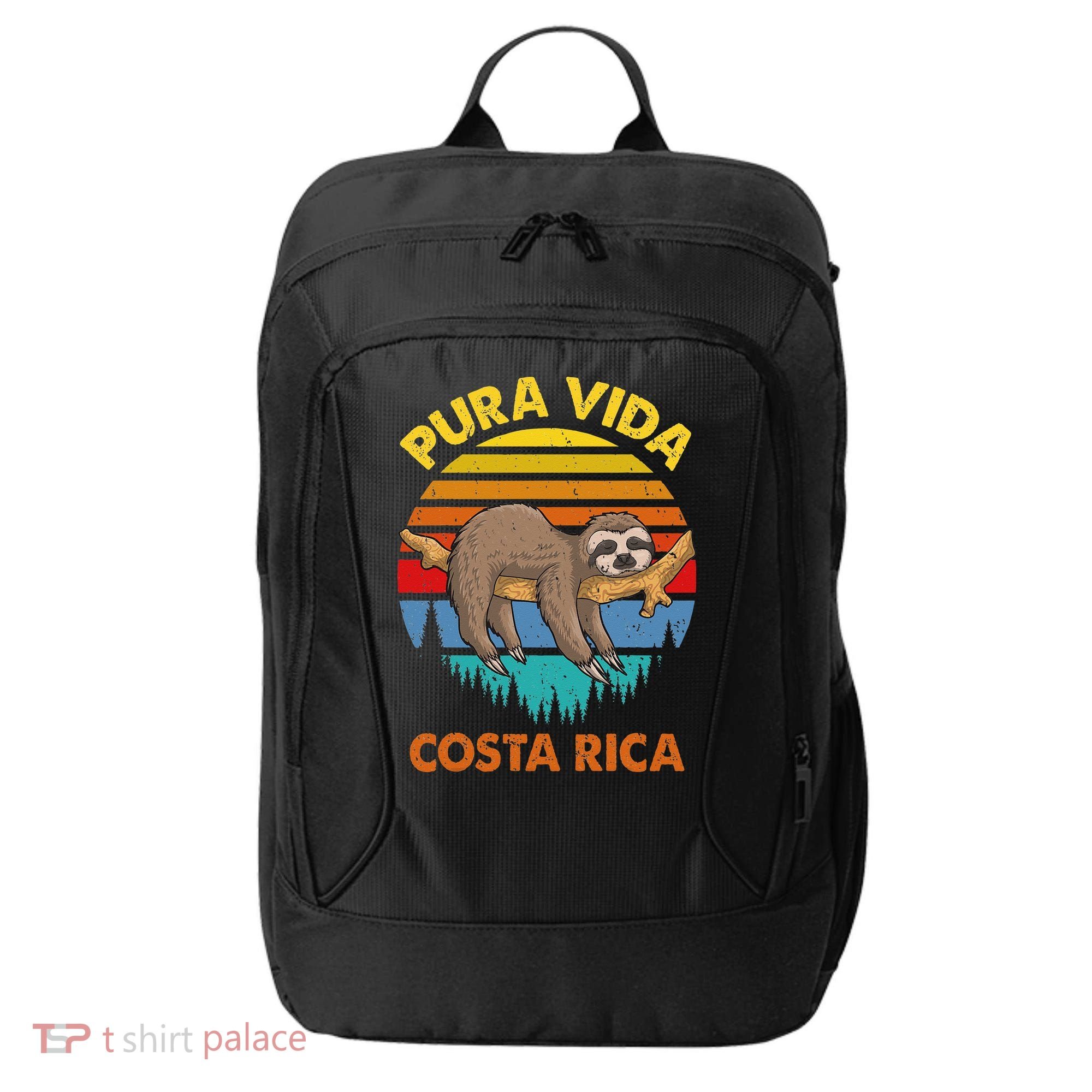 Costa Rica Pura Vida Sloth City Backpack