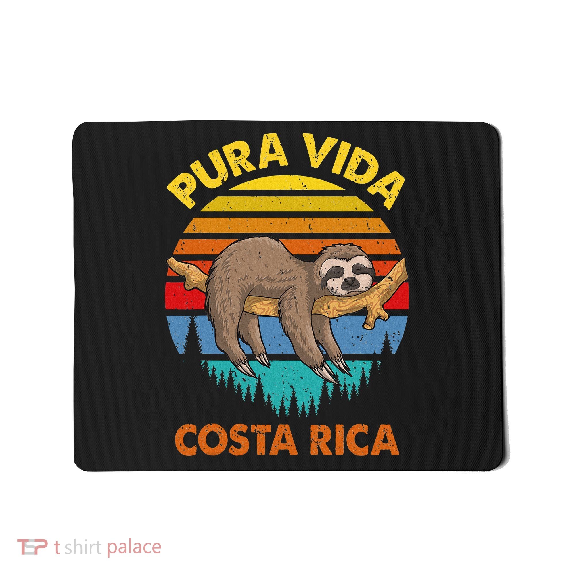 Costa Rica Pura Vida Sloth Mousepad