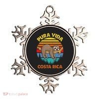 Costa Rica Pura Vida Sloth Ornament thumb 0