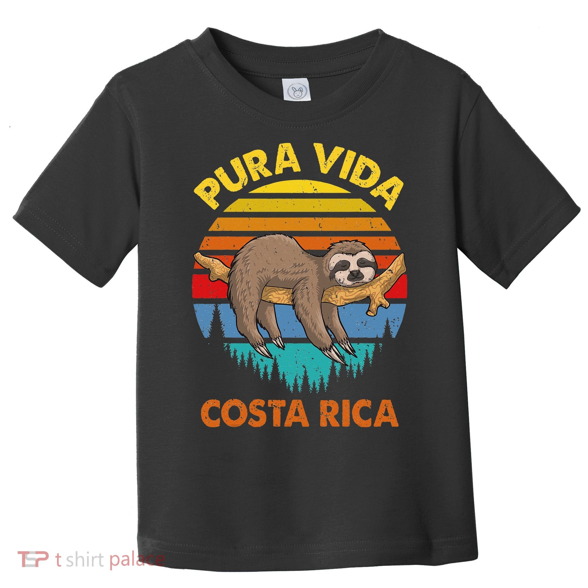 Costa Rica Pura Vida Sloth Toddler T-Shirt