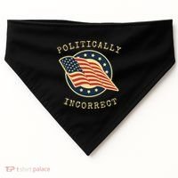 Conservative Republican Politically Incorrect USA-Made Doggie Bandana thumb 0