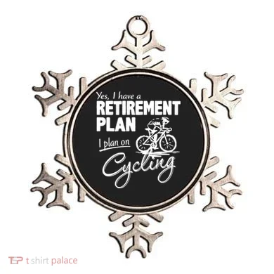 Cycling Retirement Plan Cyclist Bicycle Ornament