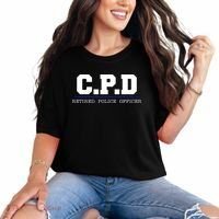 C.P.D Retired Police Officer Chicago PD Gift Comfort Colors T-Shirt thumb 0
