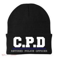 C.P.D Retired Police Officer Chicago PD Gift Beanie thumb 0