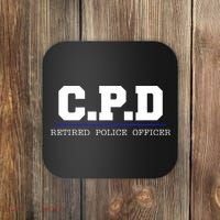 C.P.D Retired Police Officer Chicago PD Gift Coaster thumb 0