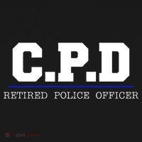 C.P.D Retired Police Officer Chicago PD Gift Women's Hoodie thumb 2