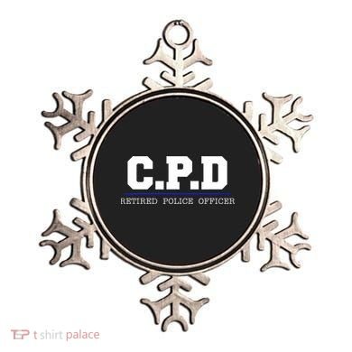 C.P.D Retired Police Officer Chicago PD Gift Ornament