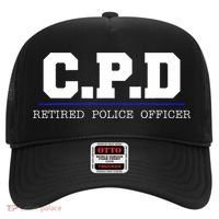 C.P.D Retired Police Officer Chicago PD Gift Hat thumb 0