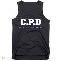 C.P.D Retired Police Officer Chicago PD Gift Tank Top thumb 0