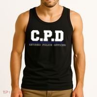 C.P.D Retired Police Officer Chicago PD Gift Tank Top thumb 3