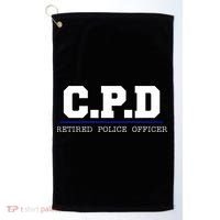 C.P.D Retired Police Officer Chicago PD Gift Golf Towel thumb 0