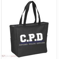 C.P.D Retired Police Officer Chicago PD Gift Tote Bag thumb 2