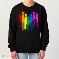 Cute Rainbow Painted Turtles Heart Women's Sweatshirt thumb 0