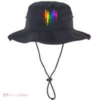 Cute Rainbow Painted Turtles Heart Bucket Hat thumb 0