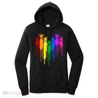 Cute Rainbow Painted Turtles Heart Women's Hoodie thumb 0
