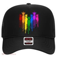 Cute Rainbow Painted Turtles Heart Hat thumb 0