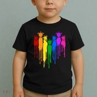 Cute Rainbow Painted Turtles Heart Toddler T-Shirt thumb 2