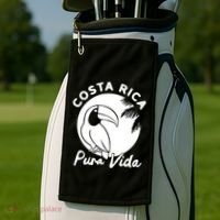 Costa Rica Pura Vida Golf Towel thumb 2