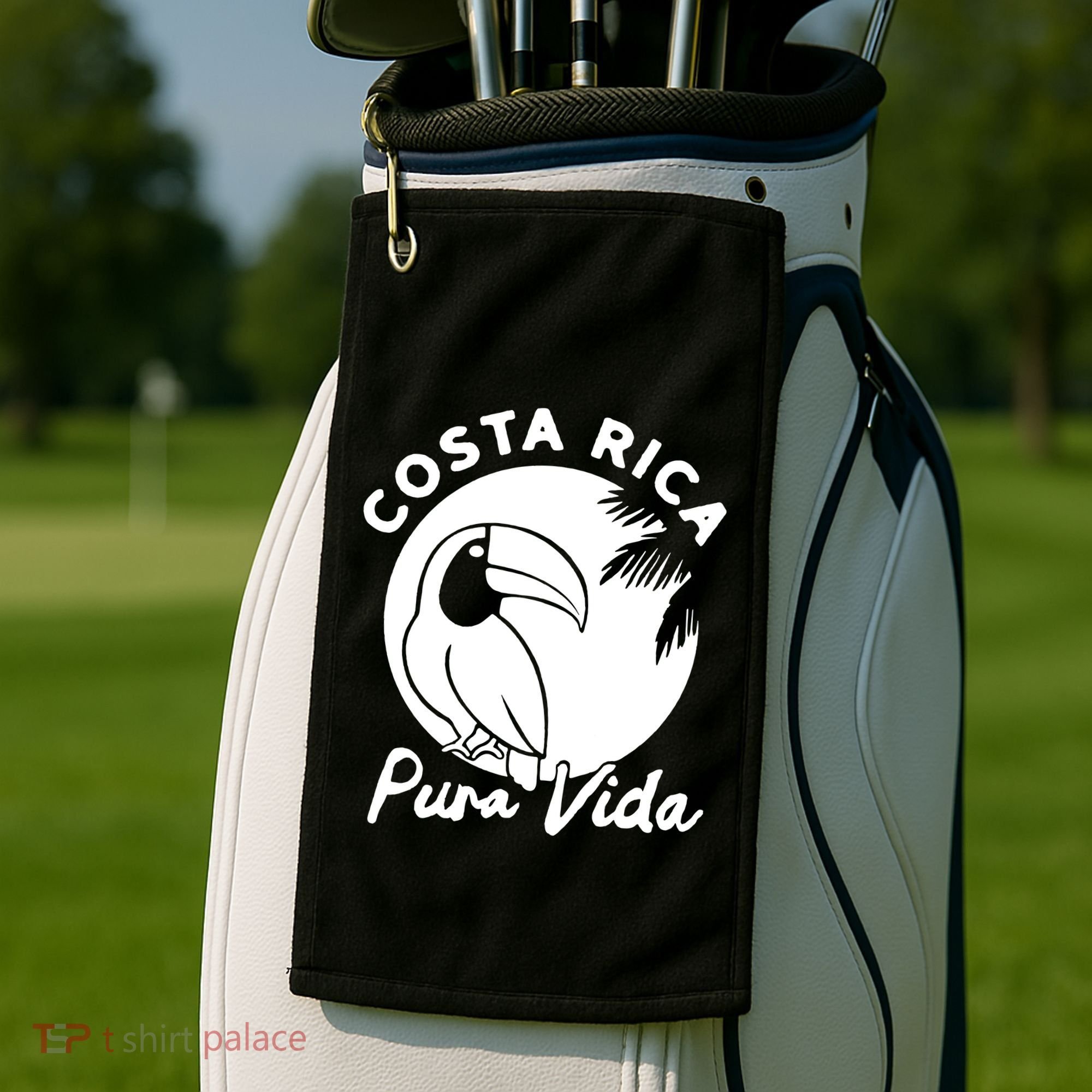 Costa Rica Pura Vida Golf Towel