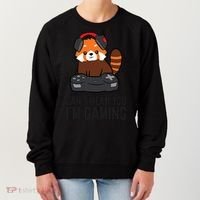 Cute Red Panda Gaming CanT Hear You IM Gaming Women's Sweatshirt thumb 0