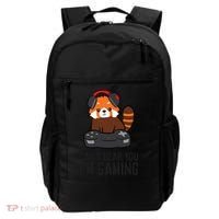 Cute Red Panda Gaming CanT Hear You IM Gaming Backpack thumb 0
