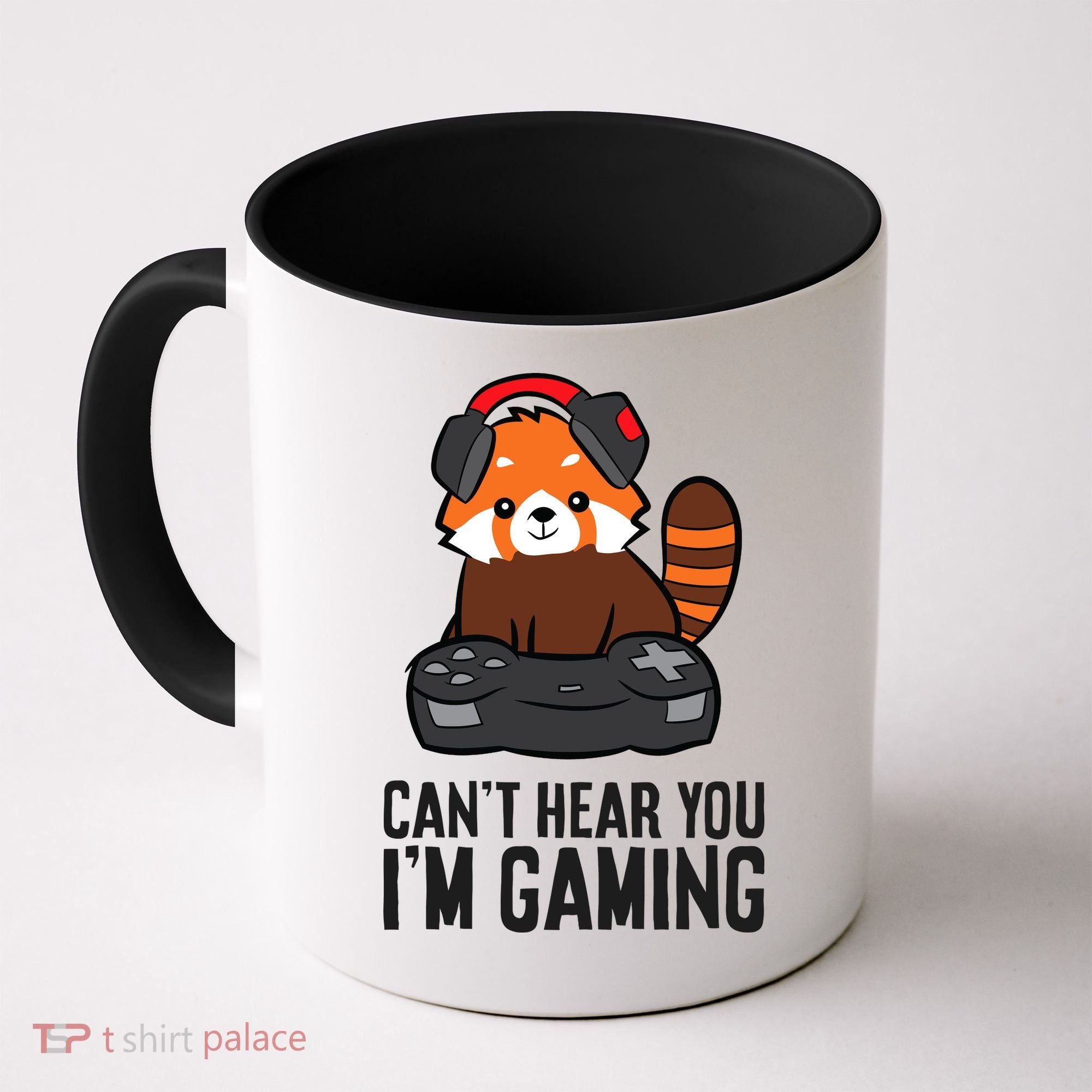 Cute Red Panda Gaming CanT Hear You IM Gaming Coffee Mug