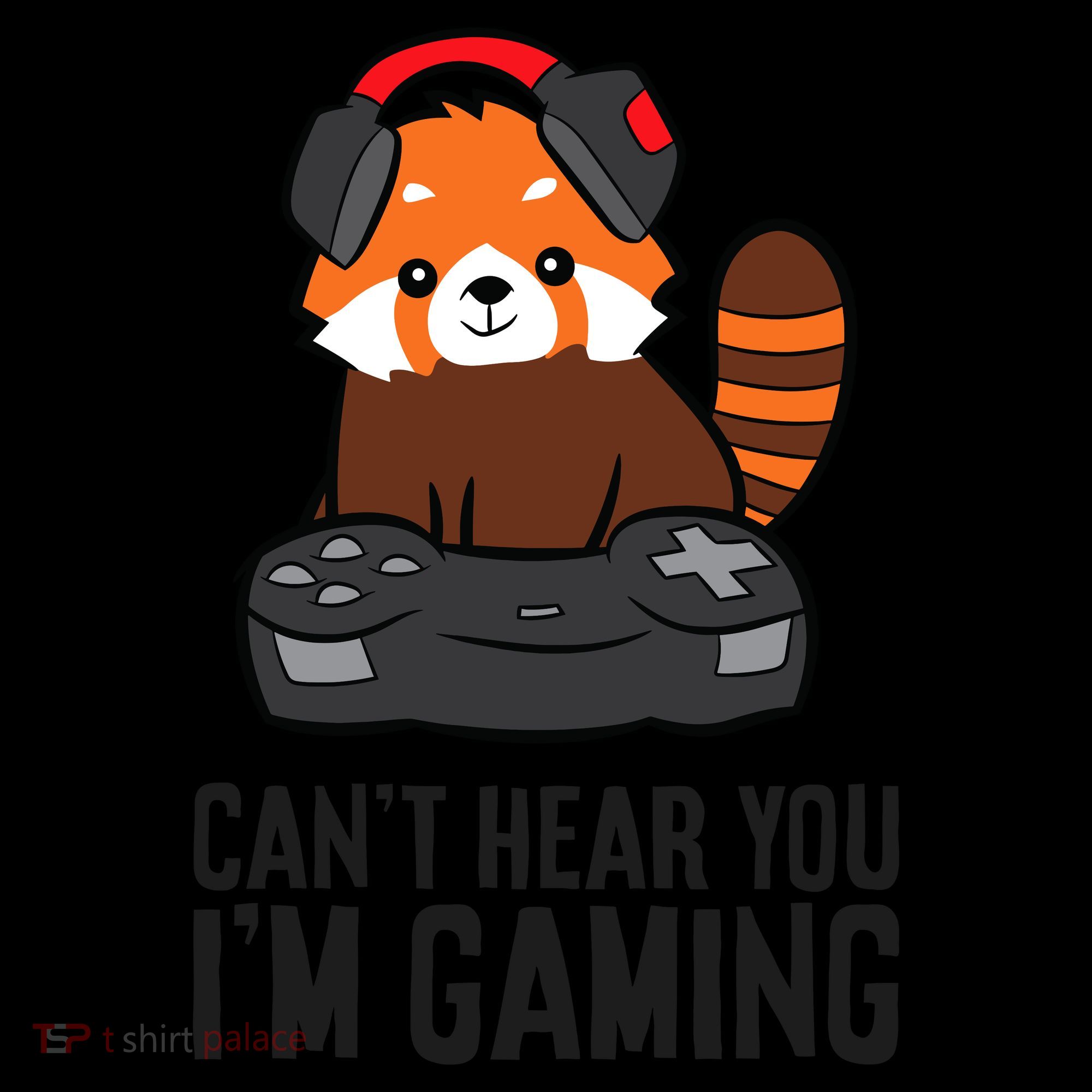 Cute Red Panda Gaming CanT Hear You IM Gaming Coffee Mug