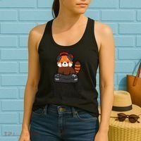Cute Red Panda Gaming CanT Hear You IM Gaming Women's Tank Top thumb 2