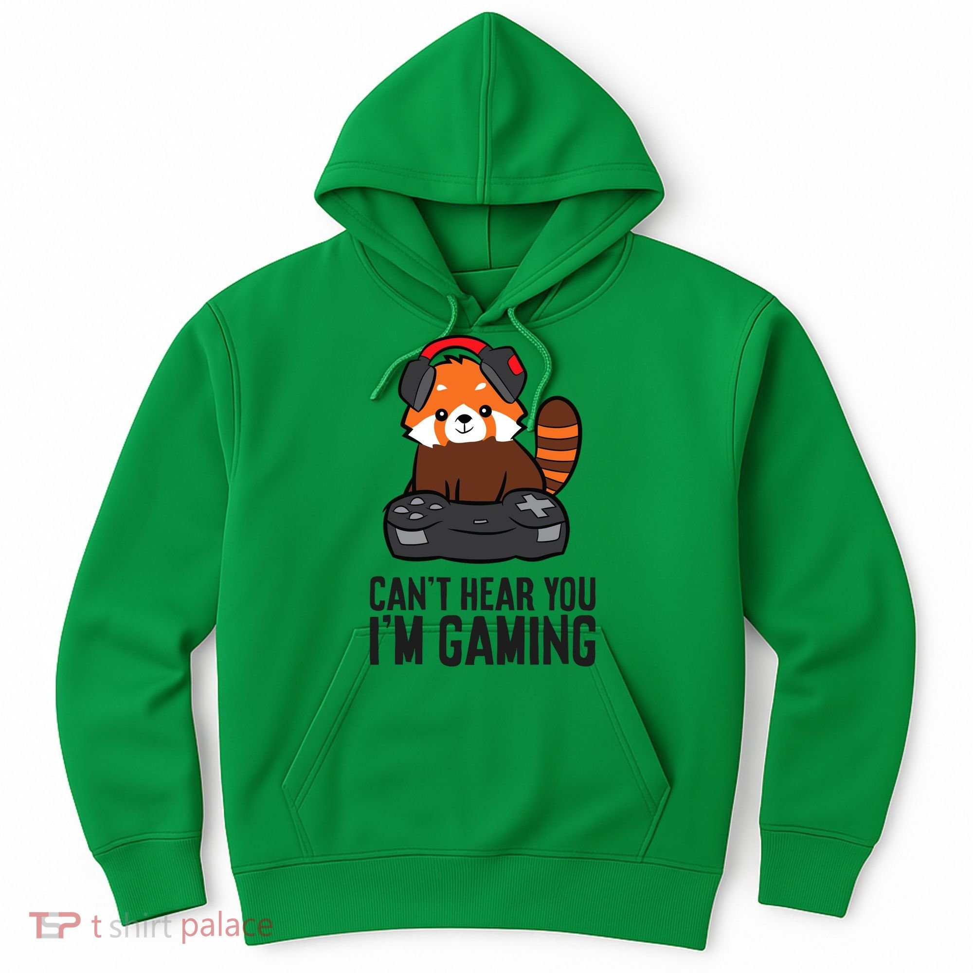Cute Red Panda Gaming CanT Hear You IM Gaming Hoodie