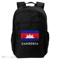 Cambodia Royal Palace Cambodian Flag Kampuchean Roots Backpack thumb 0