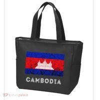 Cambodia Royal Palace Cambodian Flag Kampuchean Roots Tote Bag thumb 3