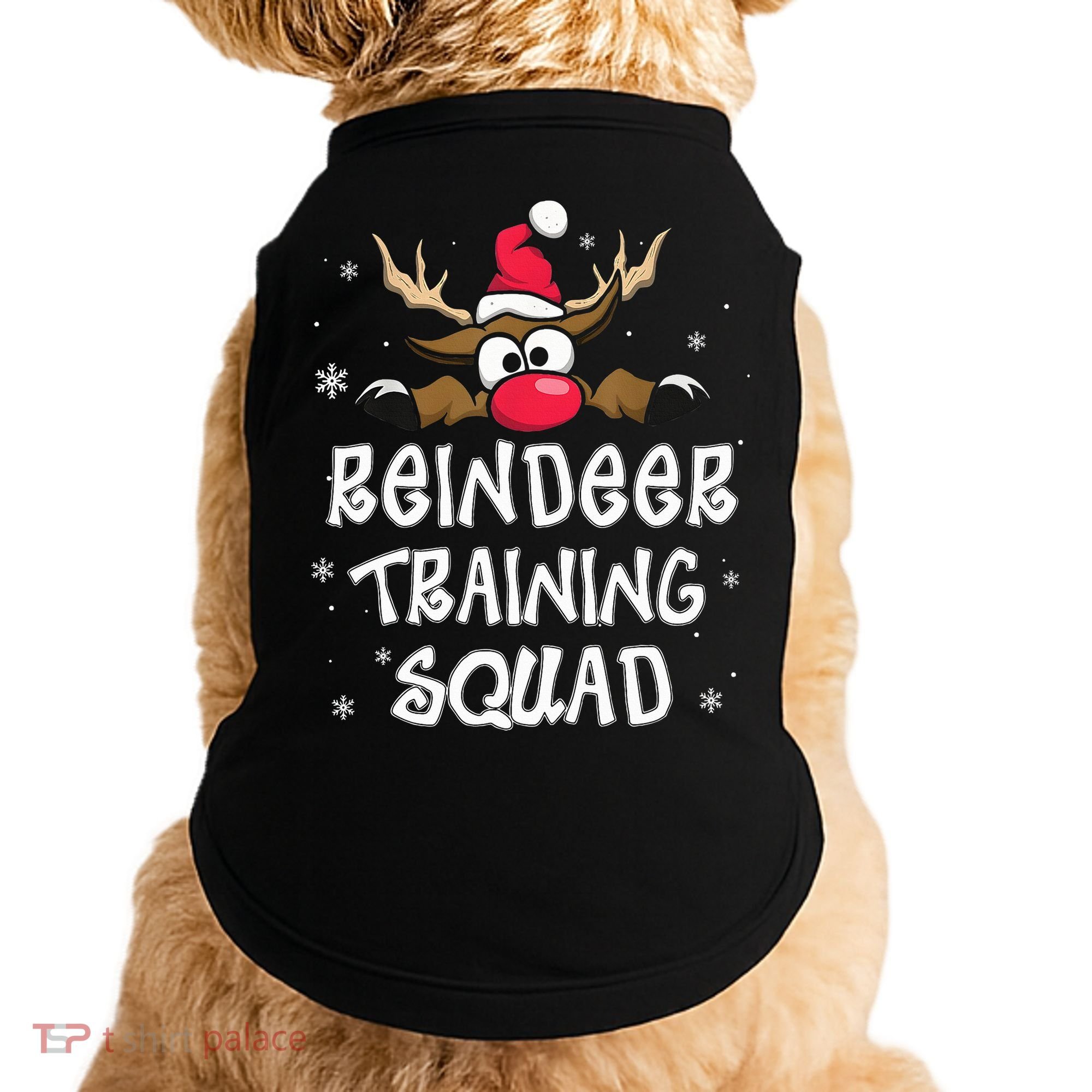 Christmas Running Reindeer Training Squad Team Gifts  Doggie Tank