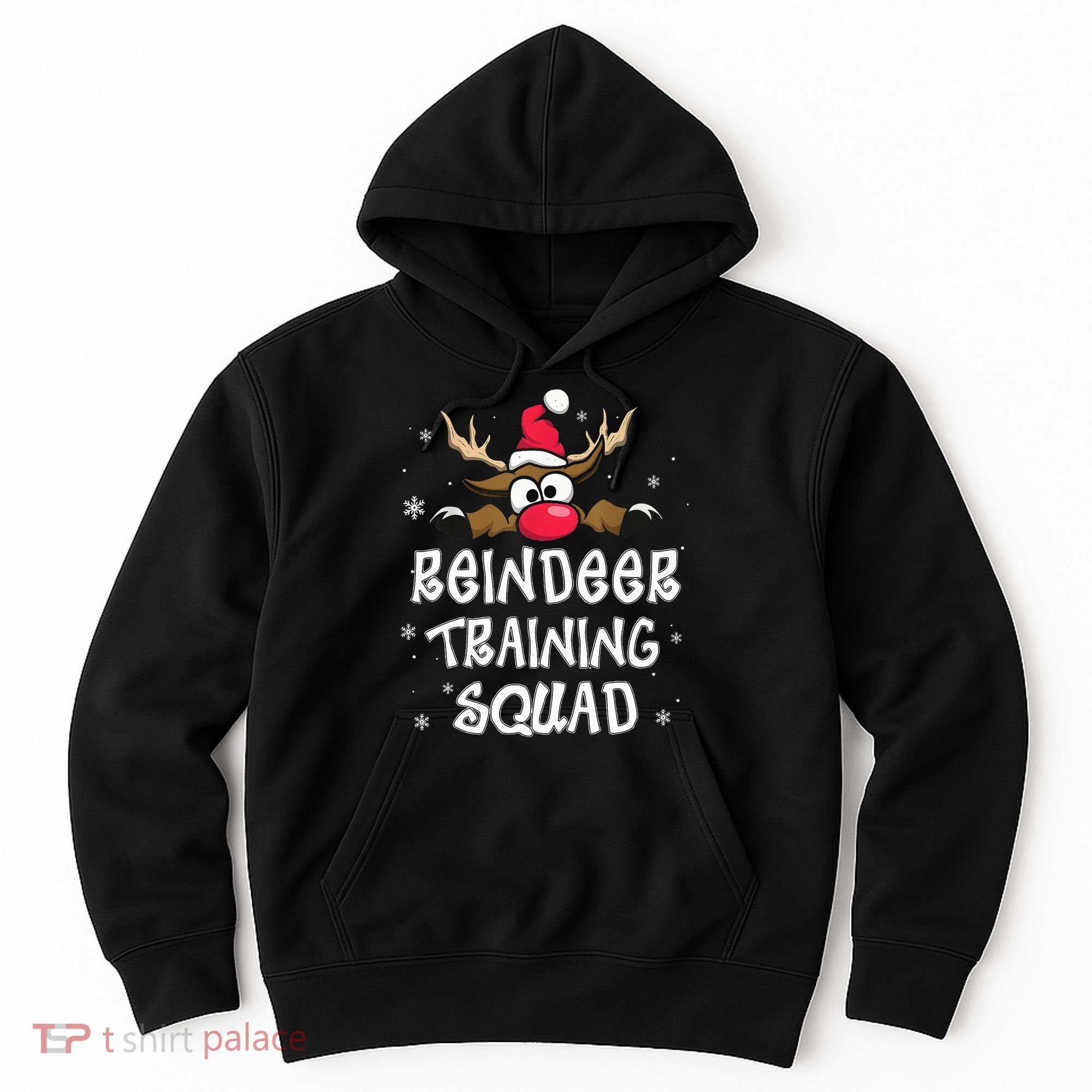 Christmas Running Reindeer Training Squad Team Gifts  Hoodie