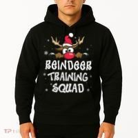 Christmas Running Reindeer Training Squad Team Gifts  Hoodie thumb 2