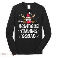 Christmas Running Reindeer Training Squad Team Gifts  Long Sleeve Shirt thumb 0