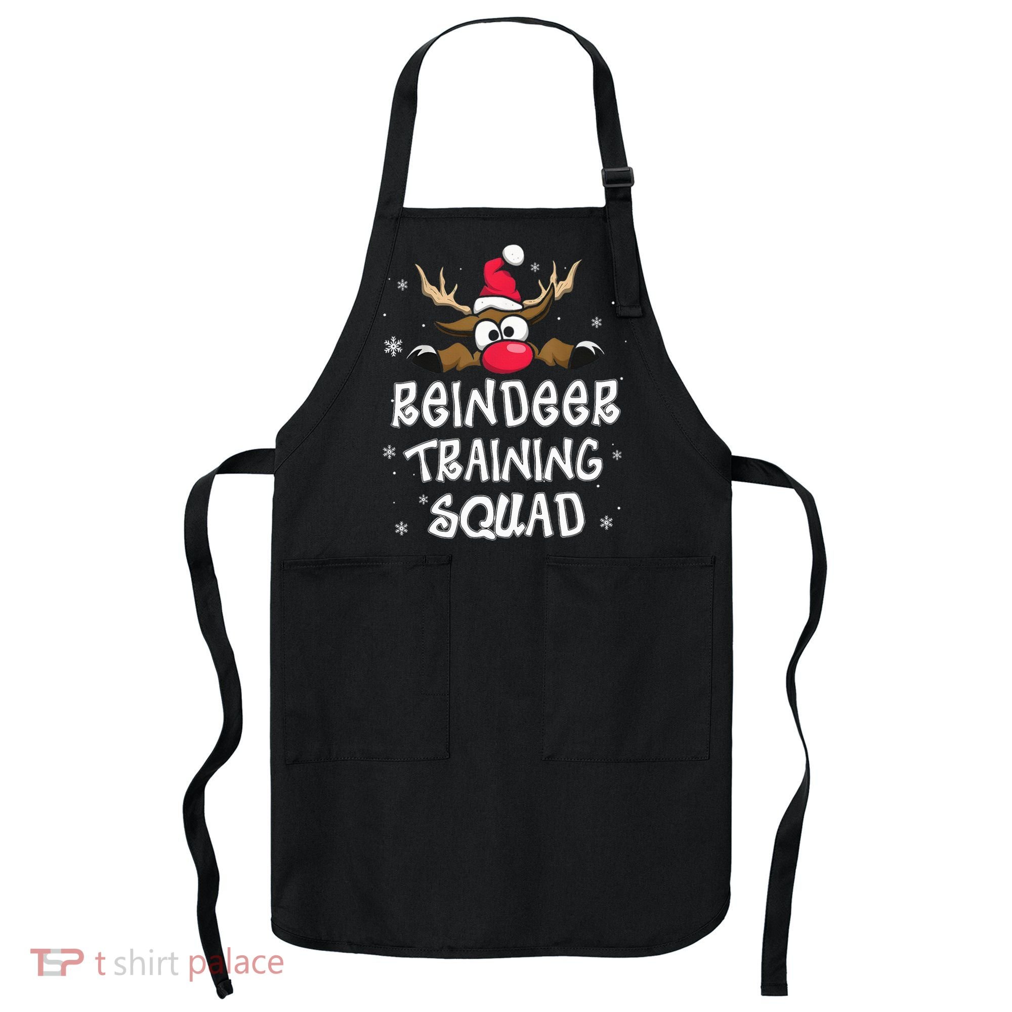 Christmas Running Reindeer Training Squad Team Gifts  Apron