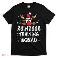 Christmas Running Reindeer Training Squad Team Gifts  T-Shirt thumb 0
