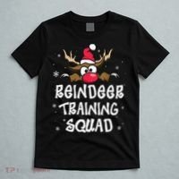 Christmas Running Reindeer Training Squad Team Gifts  T-Shirt thumb 5