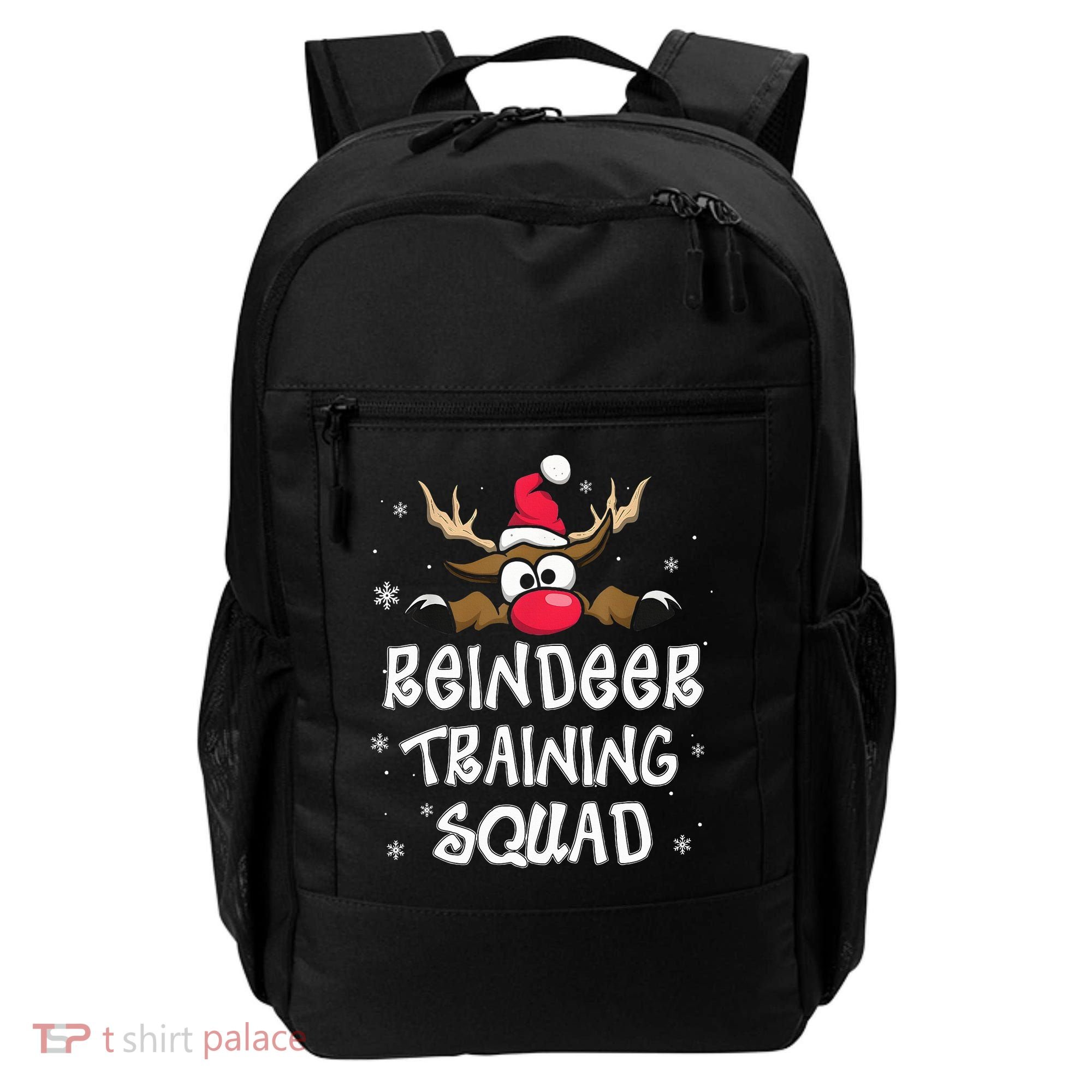 Christmas Running Reindeer Training Squad Team Gifts  Backpack