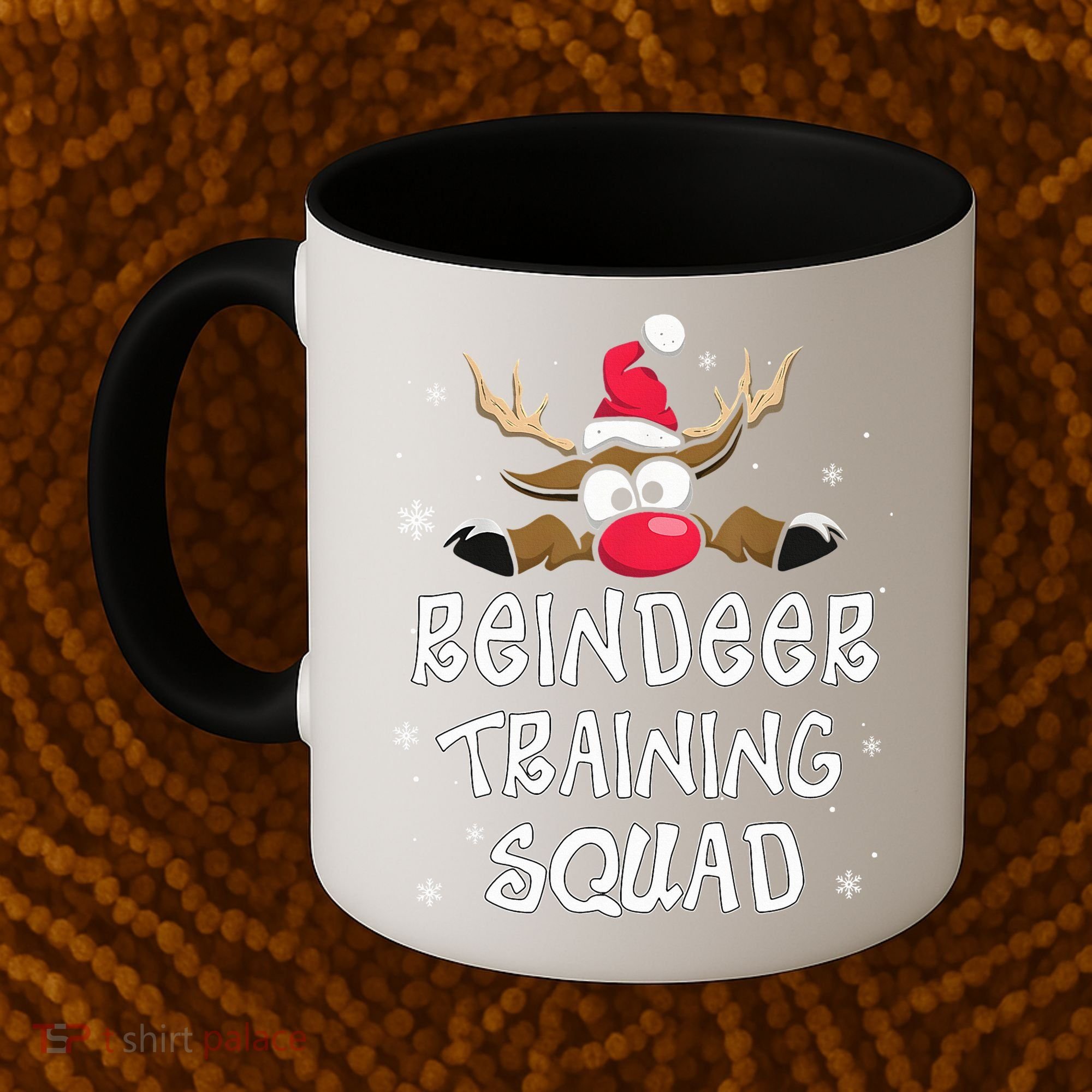 Christmas Running Reindeer Training Squad Team Gifts  Coffee Mug