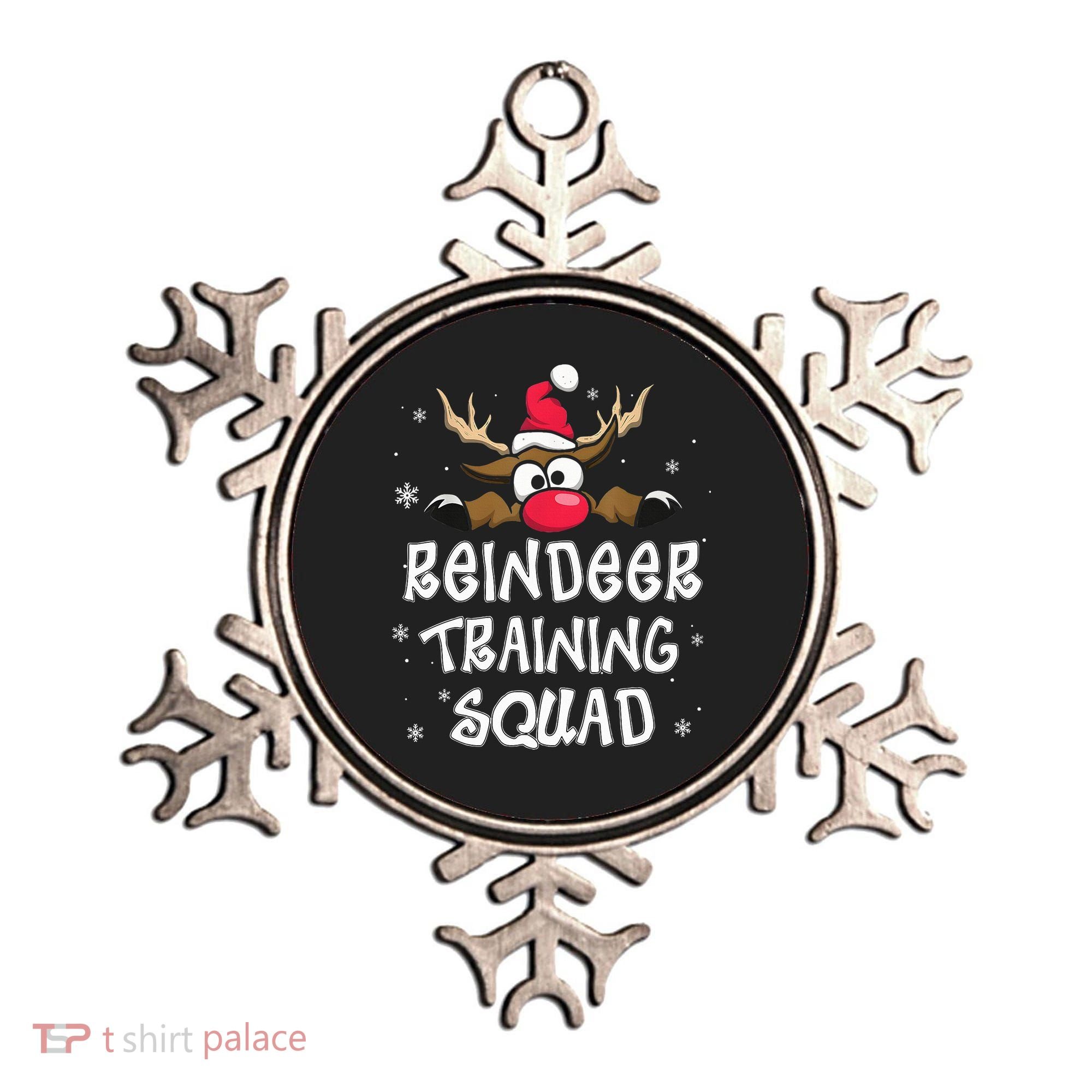 Christmas Running Reindeer Training Squad Team Gifts  Ornament