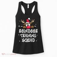 Christmas Running Reindeer Training Squad Team Gifts  Women's Tank Top thumb 0