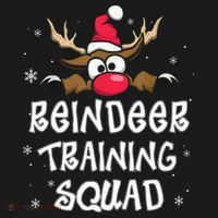 Christmas Running Reindeer Training Squad Team Gifts  Baby Bodysuit thumb 2