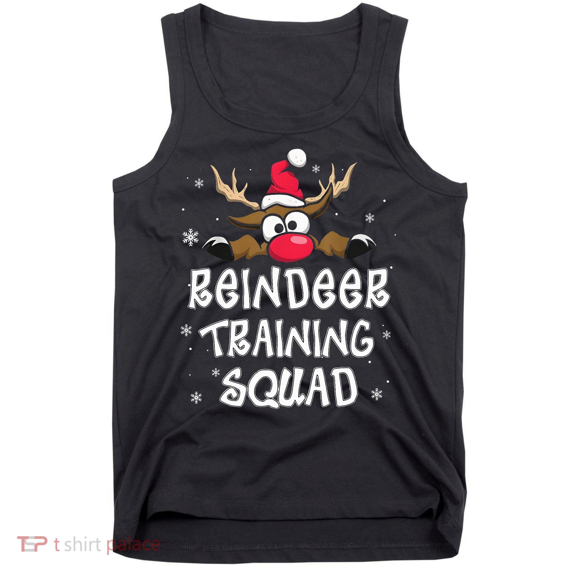 Christmas Running Reindeer Training Squad Team Gifts  Tank Top